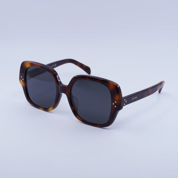 🕶️ New Celine CL40241F 53A Sunglasses - Medium Havana Frame, Smoke Lenses - Picture 1 of 8